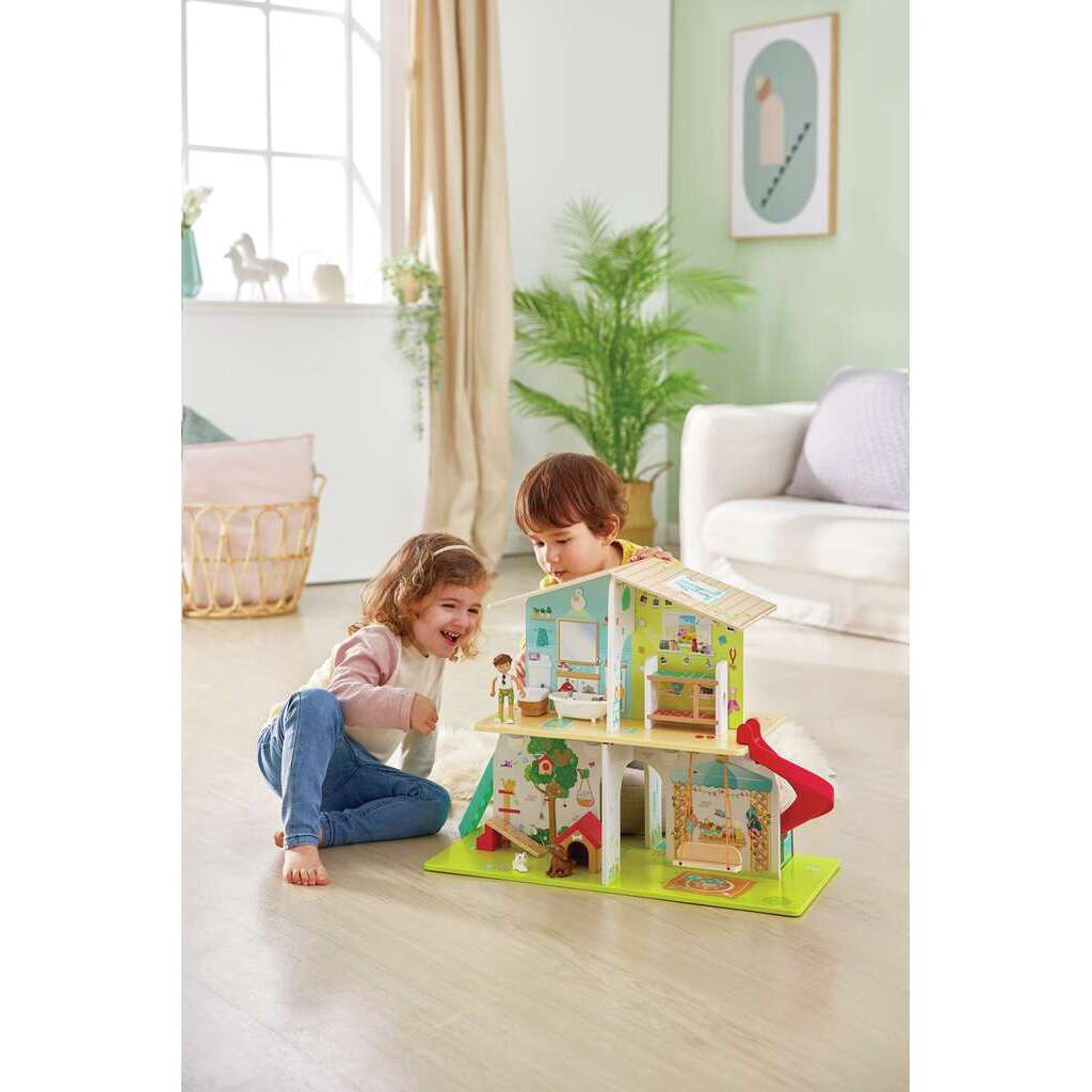 Hape Rock & Slide Musical Dollhouse E3411 - Image 4