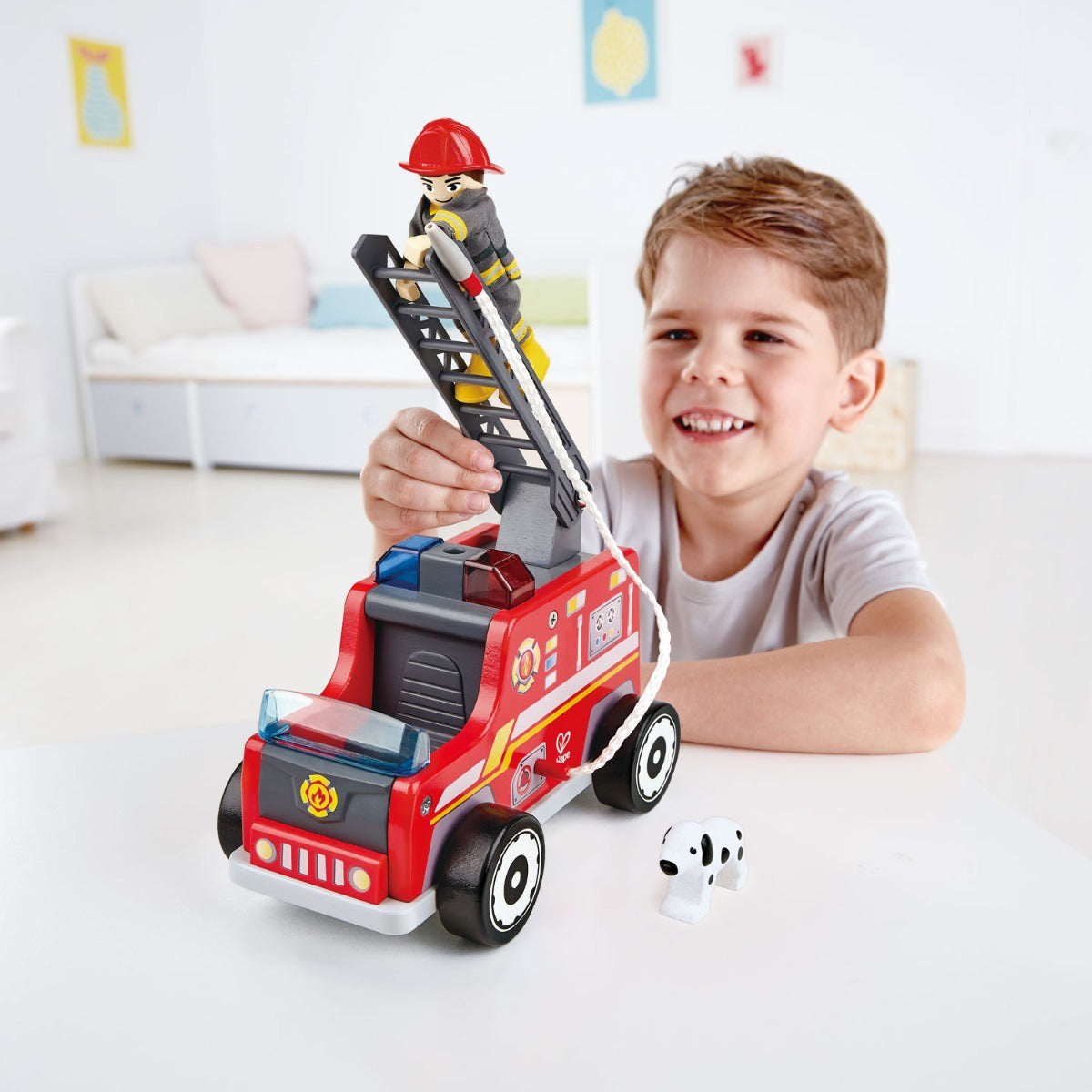 Hape Role Play Fire Rescue Team 3pcs - Image 4