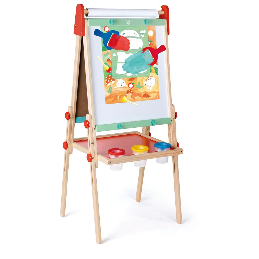 Hape Sponge Painting Fun Art Activity Paint Set - Image 4