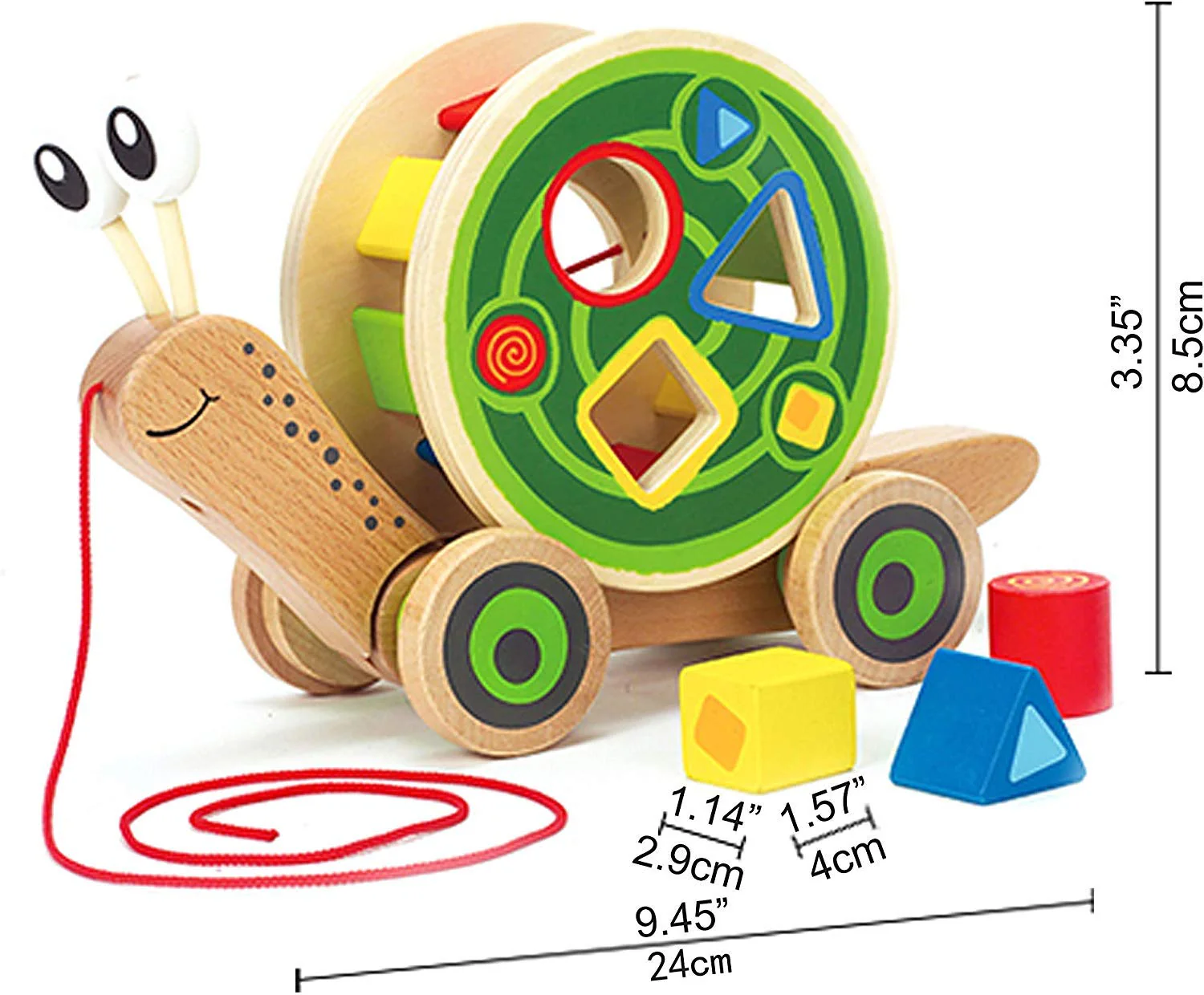 Hape Walk-A-Long Snail E0349 - Image 5