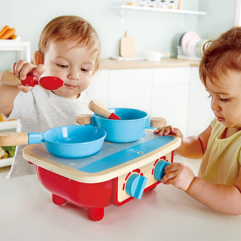 Hape Wooden Cooking Kitchen & Food Playset - Image 2