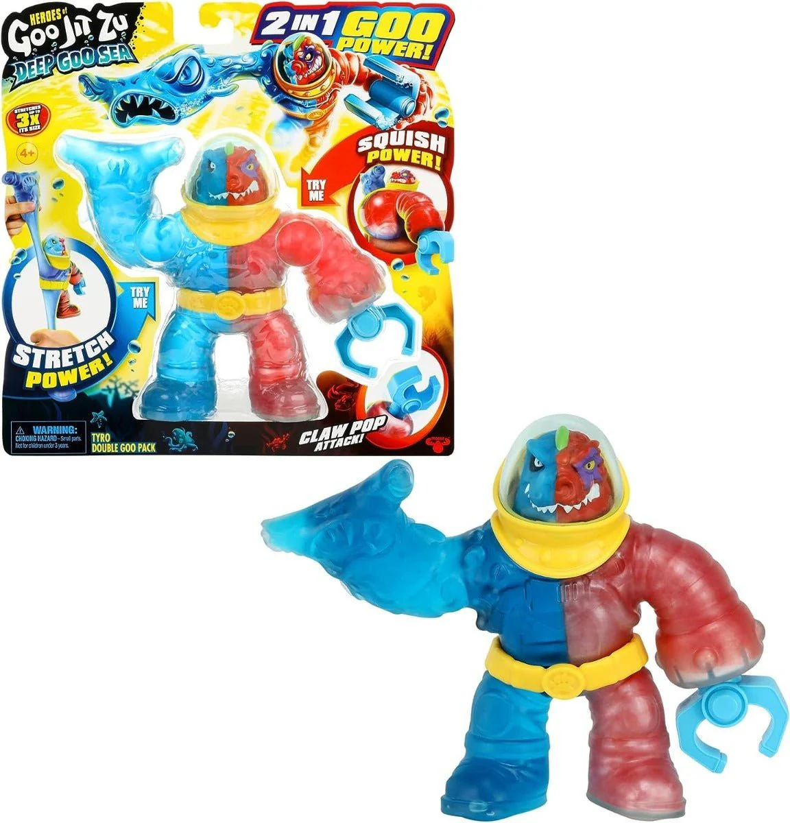 Heroes Of Goo Jit Zu Deep Goo Sea Tyro Double Goo Pack 42685/65386