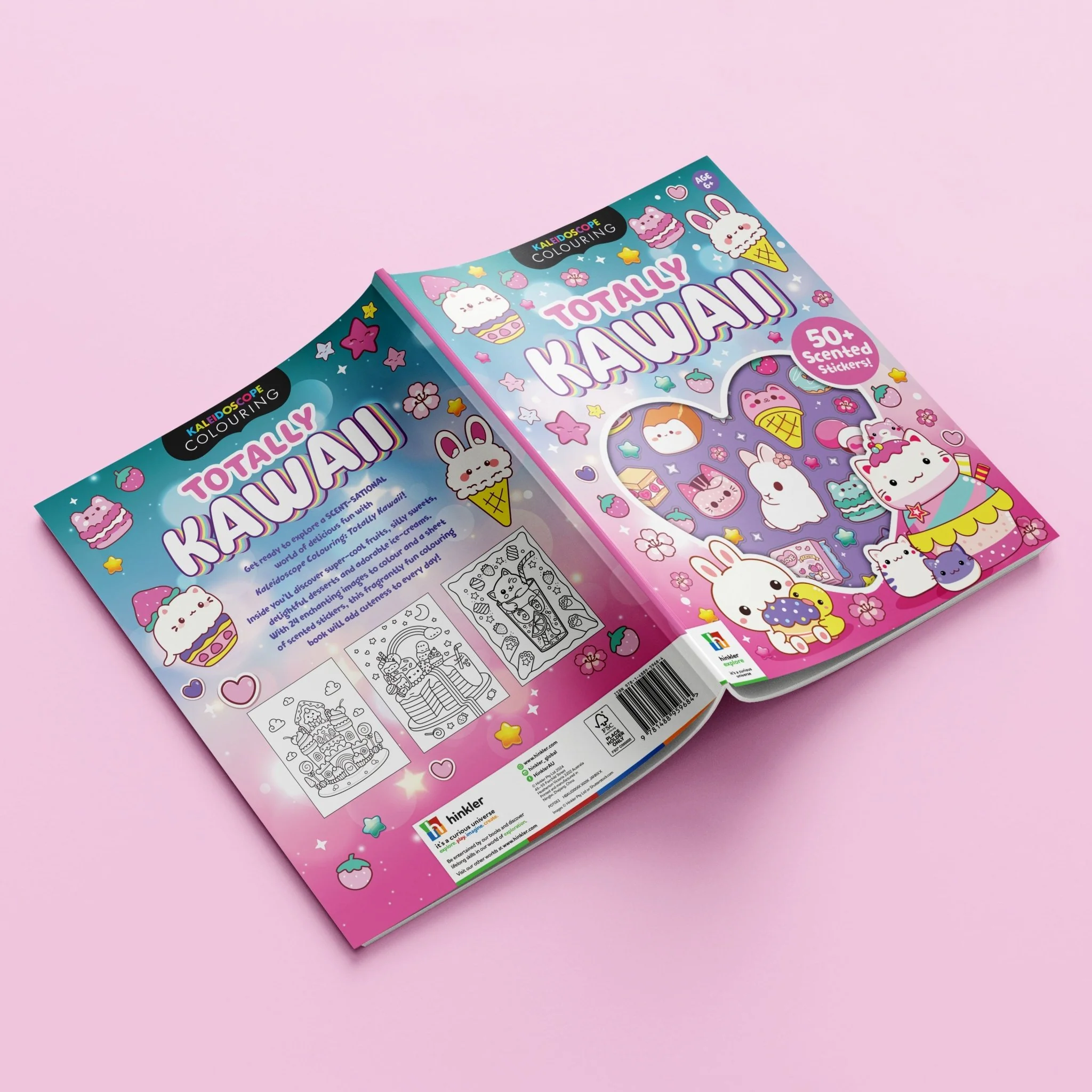 Hinkler Kaleidoscope Sticker Colouring: Totally Kawaii 947452 - Image 5