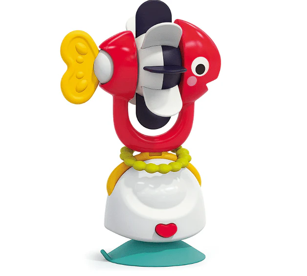 Hola 2-In-1 High Chair Toys&Baby Rattle-Fish E7975C - Image 2