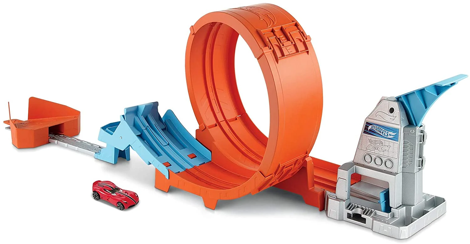 Hot Wheels Loop Stunt Champion Action Track Set GTV13 - Image 4