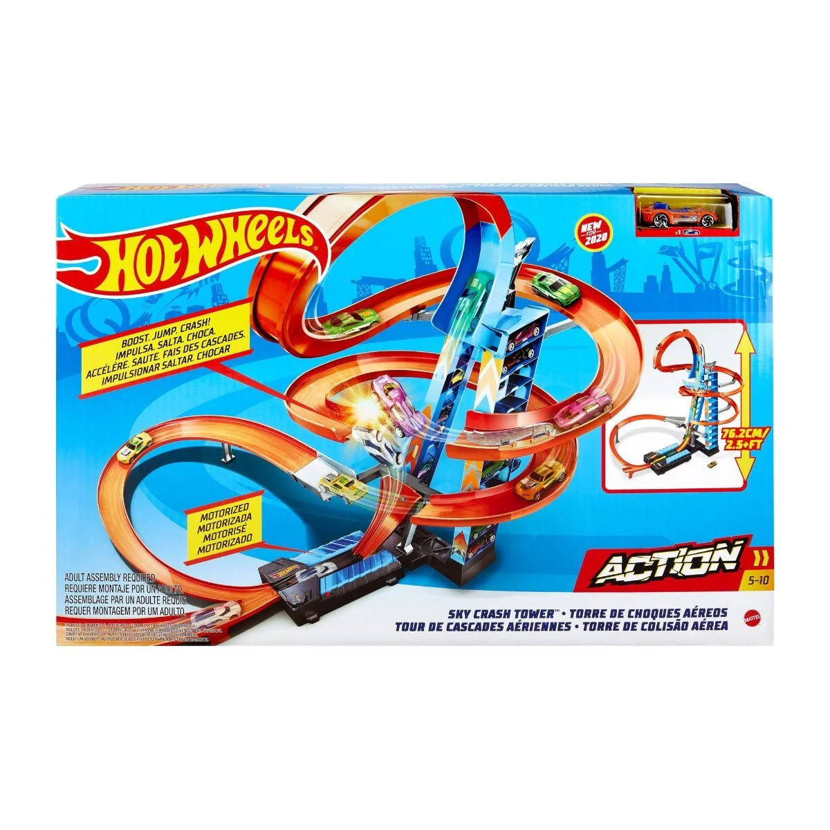 Hot Wheels Sky Crash Tower Trackset GJM76 - Image 6