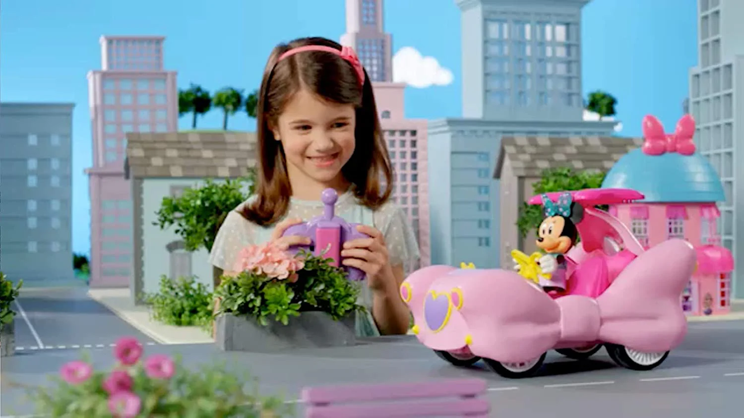 IMC TOYS Minnie Remote Control Thunder fashion Car Pink 184190 - Image 6