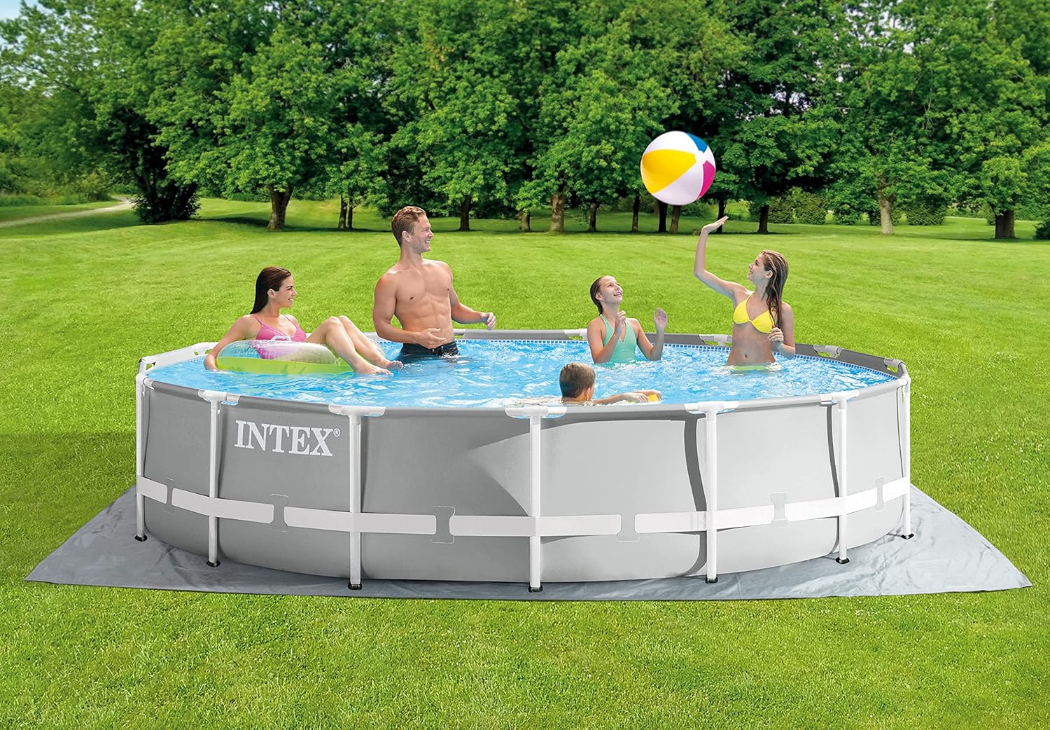 Intex Prism Frame Pool Set Round 4.57mx1.07m 26724 - Image 4