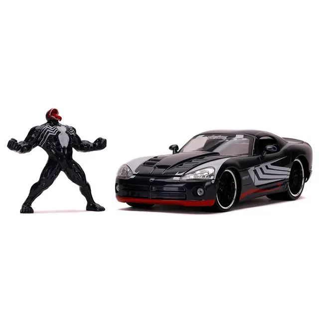 Jada Marvel Venom 2008 Dodge Viper 1:24 Scale 253225015 - Image 5