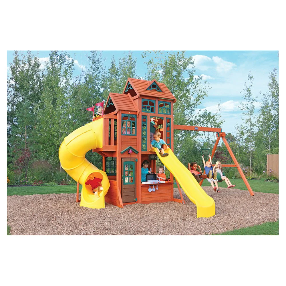 Kidkraft Canyon Ridge Wooden Swing Set / Playset F25715E - Image 3