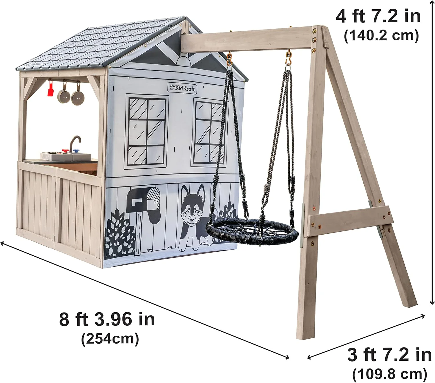 Kidkraft Savannah Swing Playhouse - Image 3