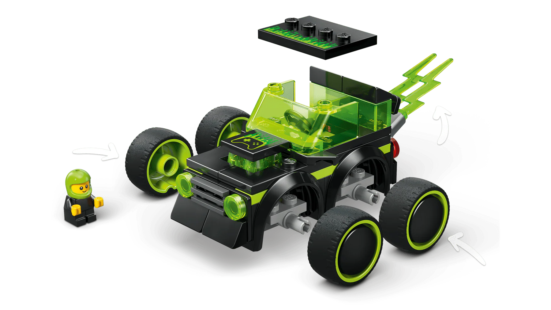 LEGO City Rides - Gaming Race Car 60484 - Image 5