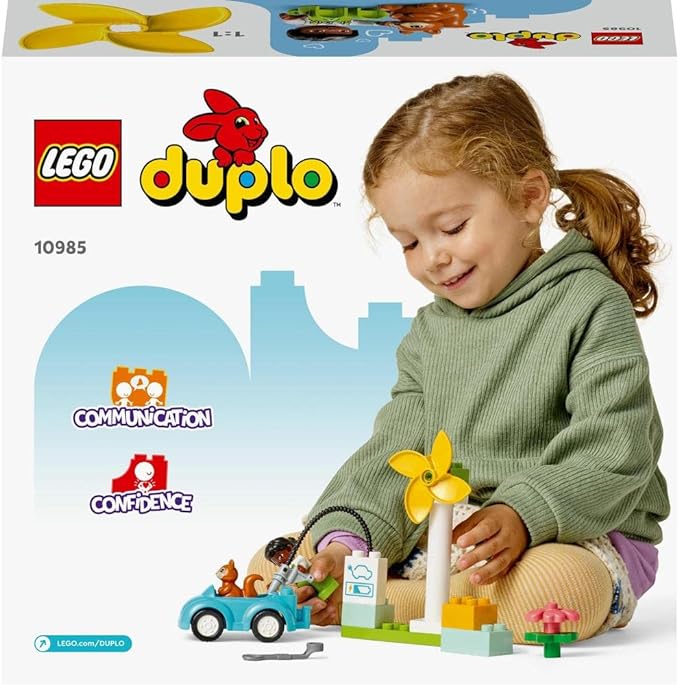 LEGO Duplo Wind Turbine And Electric Car - Image 2