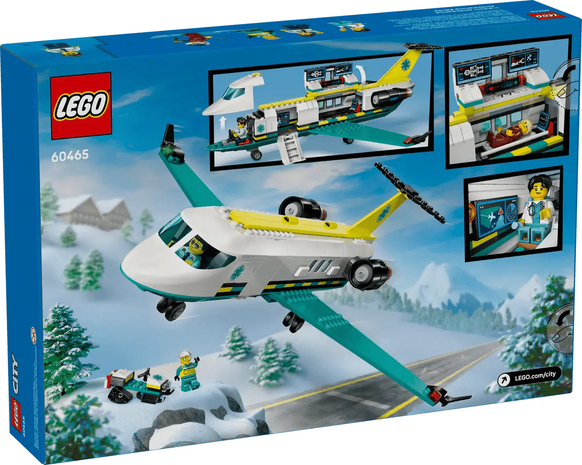LEGO Emergency Air Ambulance Airplane 60465 - Image 6