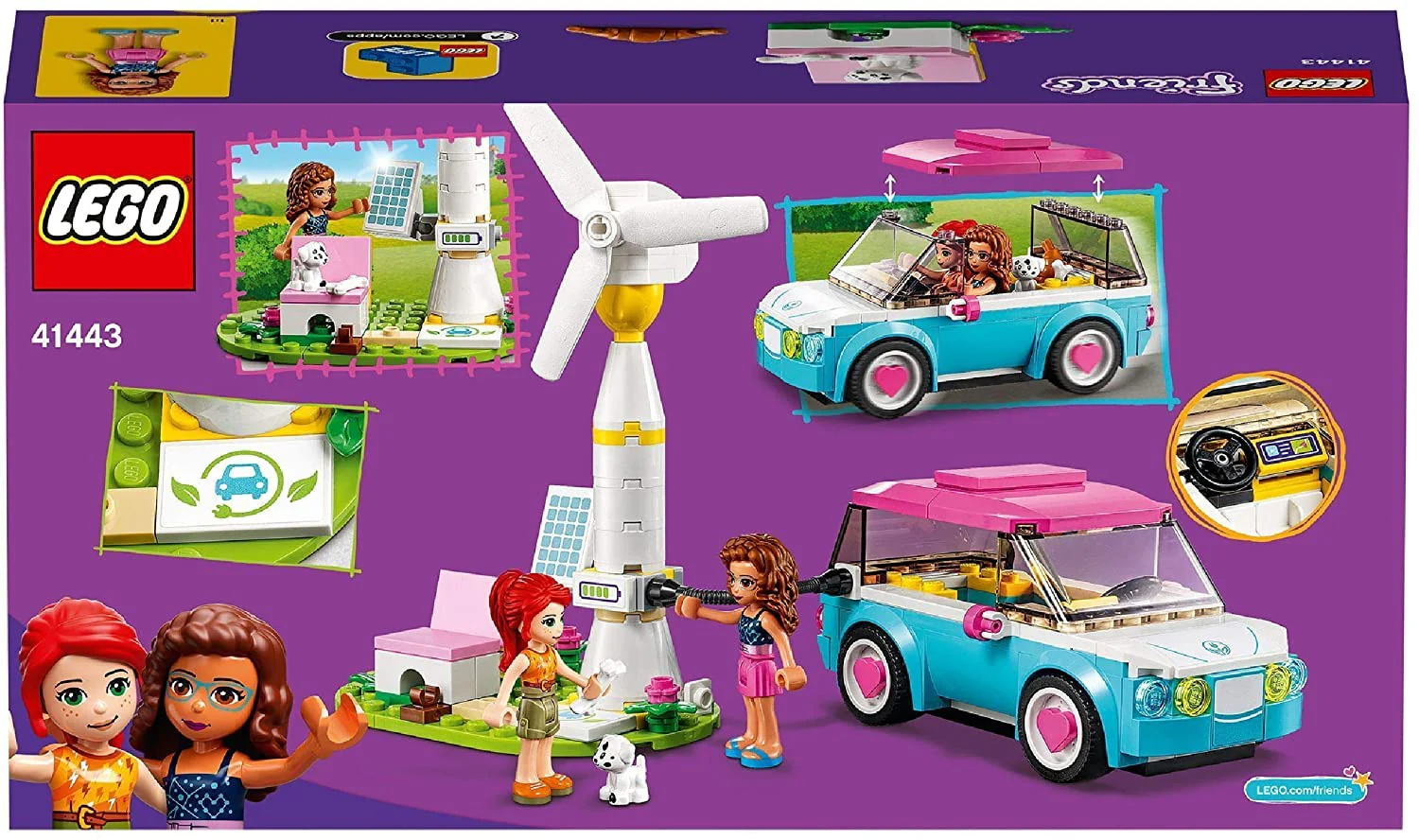 LEGO Friends Olivias Electric Car 41443 - Image 9