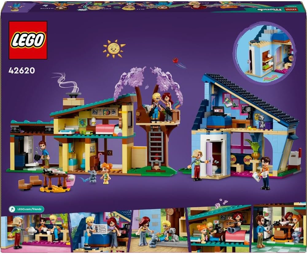 Lego Friends Olly and Paisley's Family Houses - Image 5