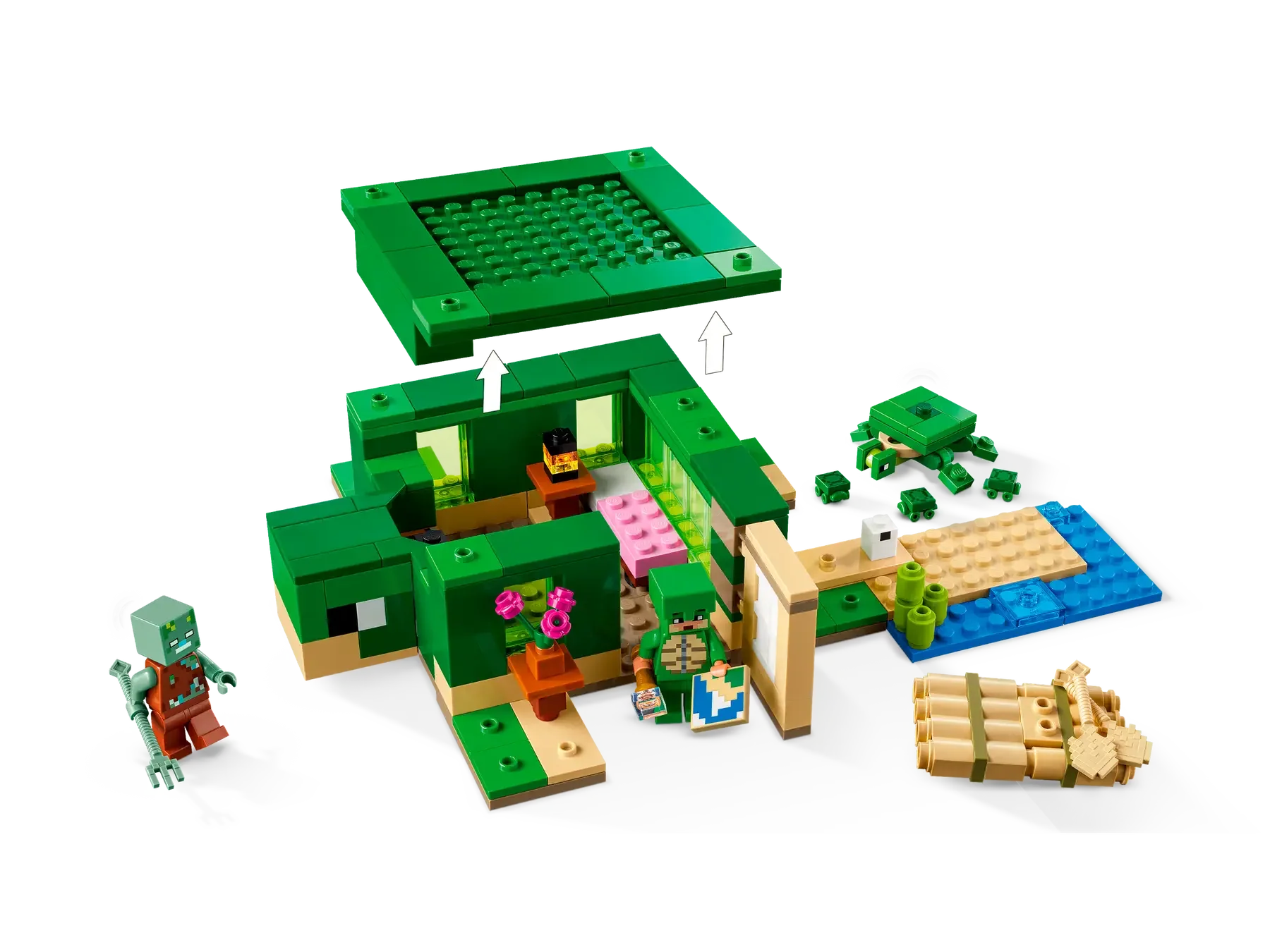 LEGO Minecraft The Turle Beach House - Image 7