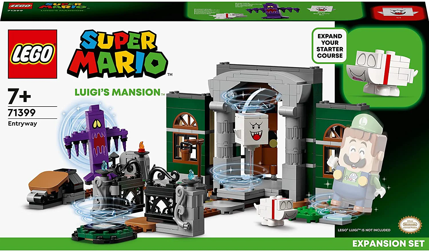 LEGO Super Mario Luigi Mansion Entryway Expansion Set 71399 - Image 5