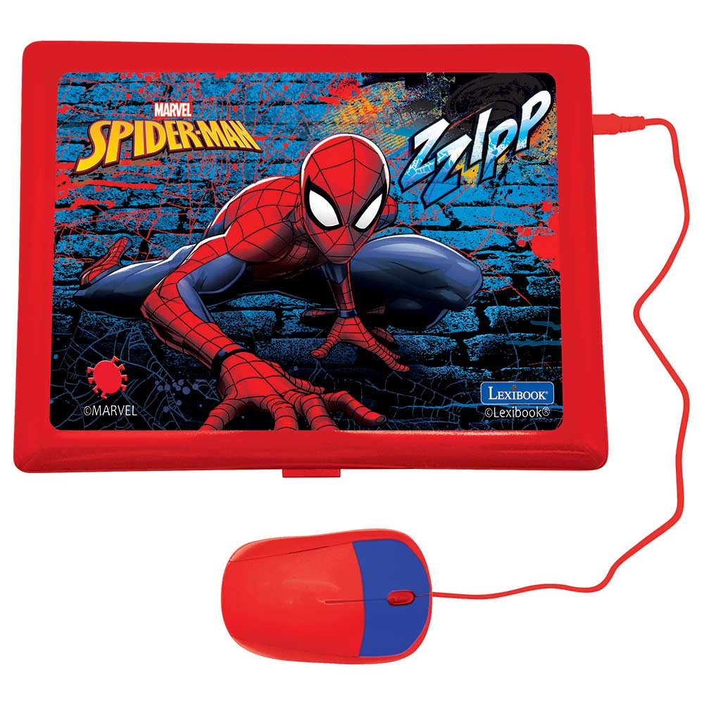 Lexibook Spiderman Bilingual Educational Laptop Arabic/English JC598SPi13 - Image 2