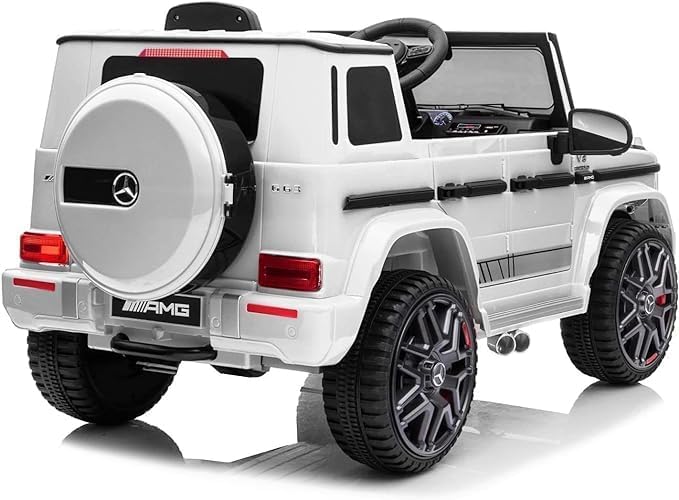 Licensed Mercedes-Benz G63 12V Childrens Ride On Jeep White ZS-0002Q - Image 5