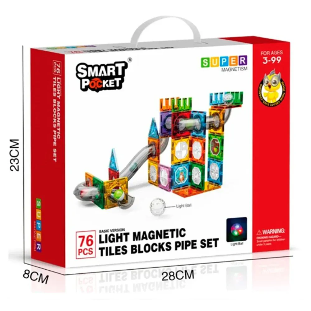 Light Magnetic Piece Plumbing Set 76 Pieces - Image 2