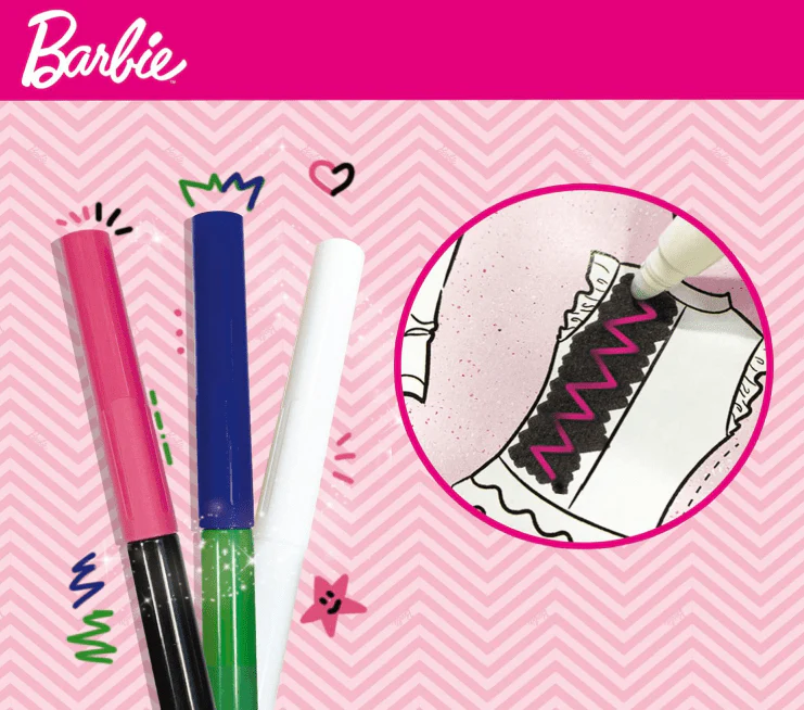 Lisciani Barbie Fashion School Magic Pens - Image 4