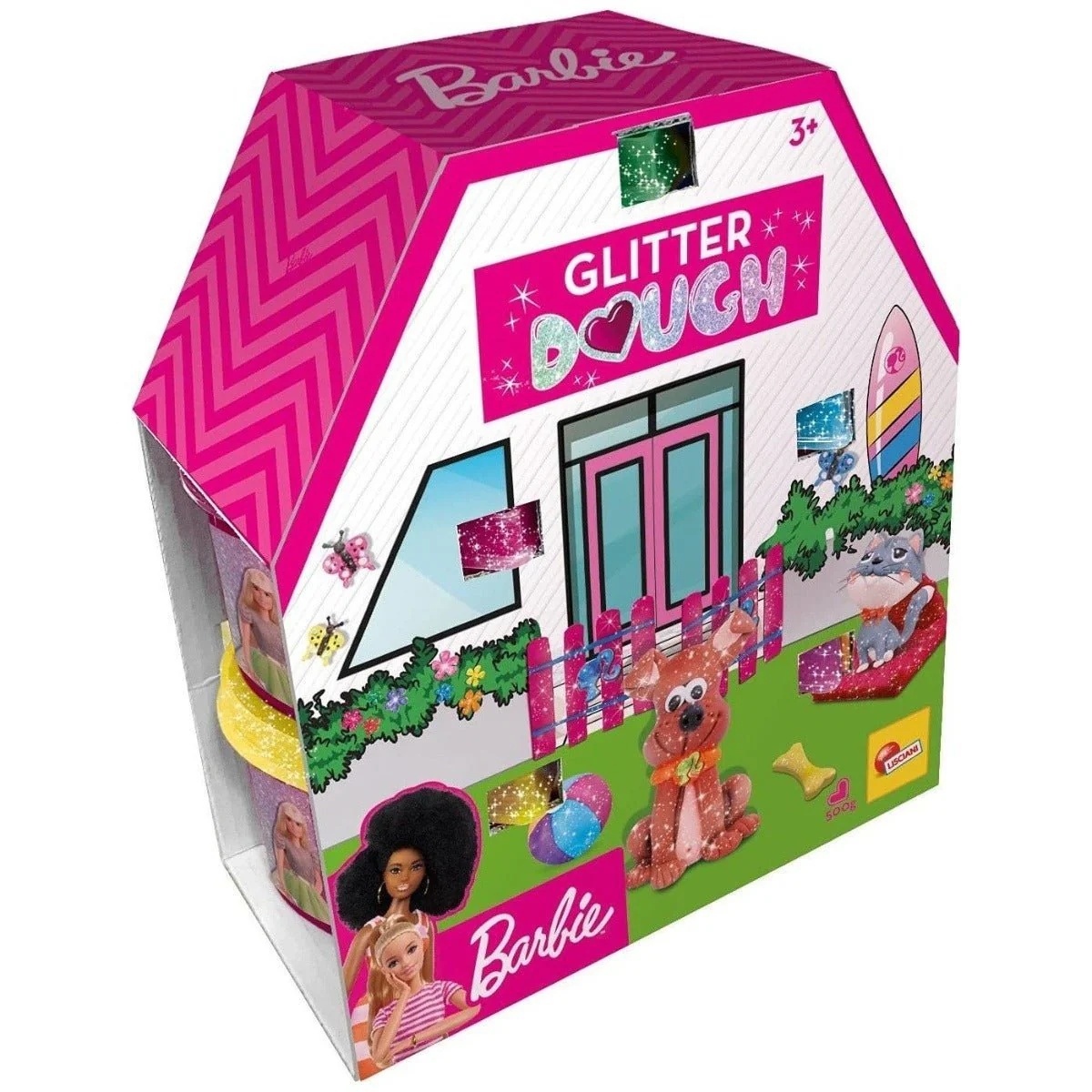 Lisciani Barbie Glitter Dough Kit House 88850