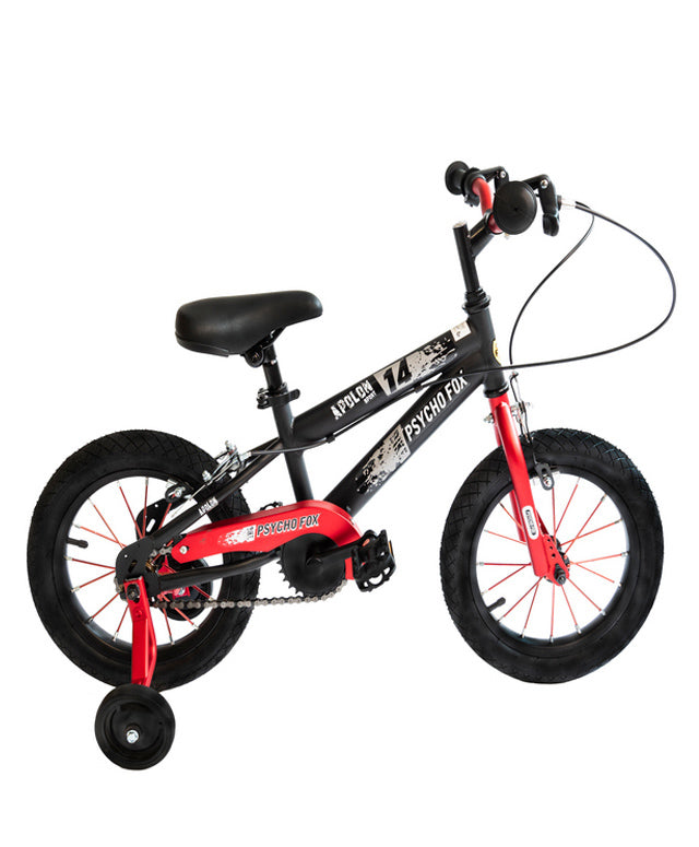 Little Angel Apolon Bicycle Black & Red 14 inch - Image 2