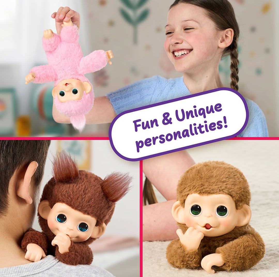 Little Live Pets My Baby S3 Mini Monkey Single Pack Chikki Cherri 26765 - Image 4