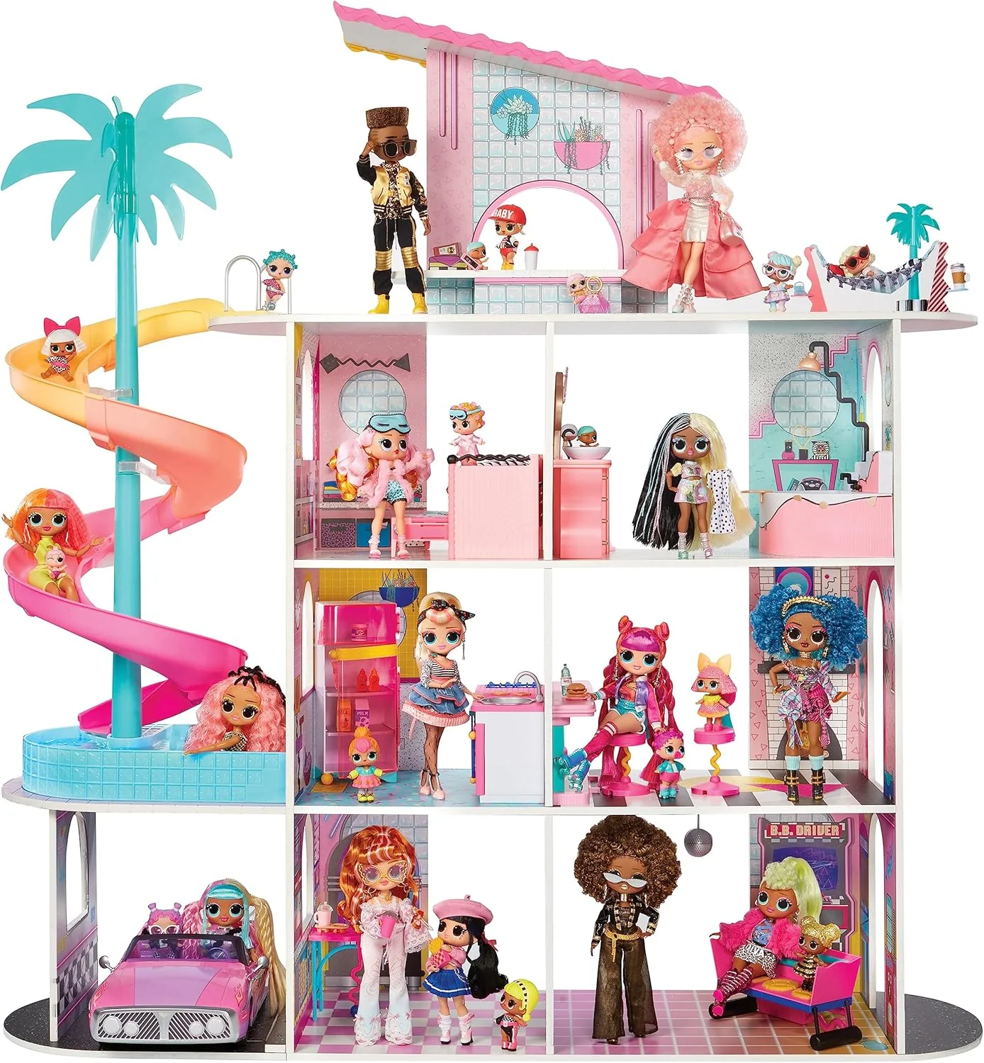 LOL Surprise OMG House of Surprises – New Real Wood Dollhouse with 85+ Surprises - Image 7