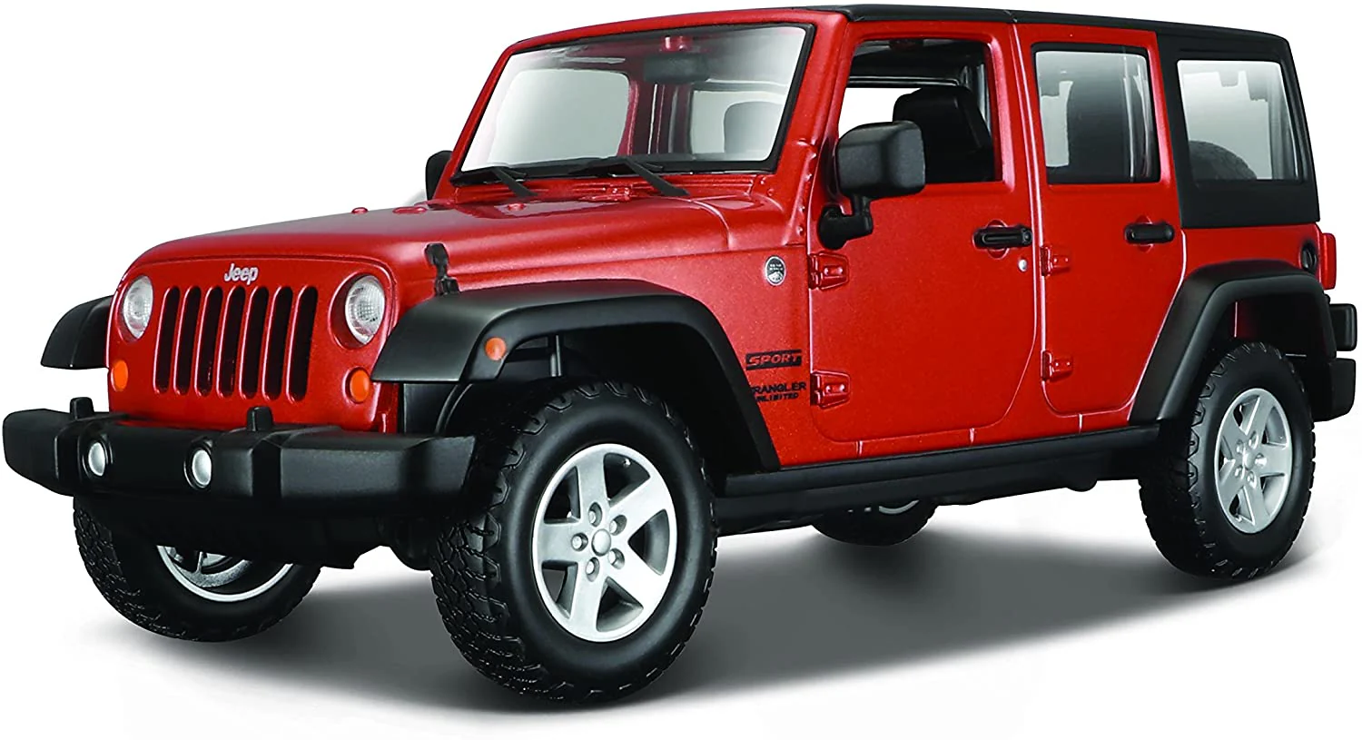 Maisto 2015 Jeep Wrangler Unlimited 1:24 Scale 31268 - Image 3