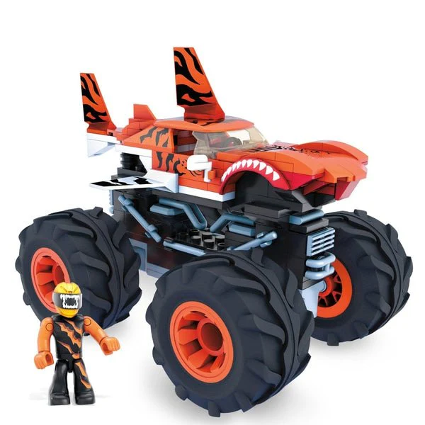 Mega Construx Hot Wheels Tiger Shark Shaker Monster Truck GVM27 - Image 2