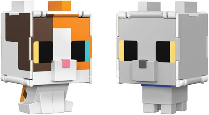Minecraft Flippin Figures - Calico Cat HTL45/HTL43 - Image 5