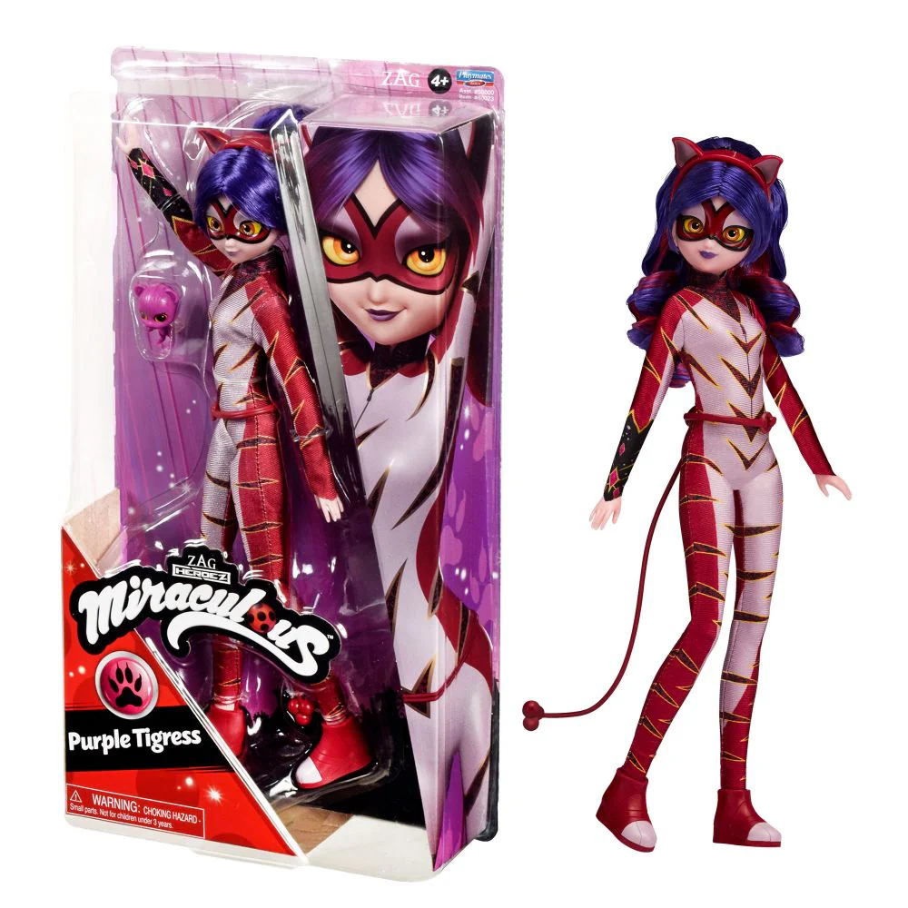 Miraculous Heroez Fashion Doll - Purple Tigress 50023 - Image 2