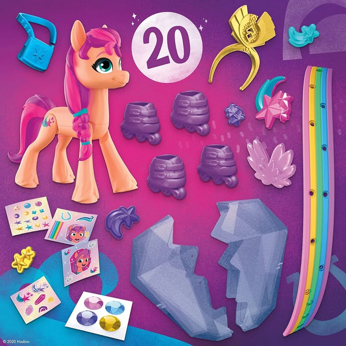 My Little Pony Crystal Adventure Ponies Sunny F2454 - Image 3