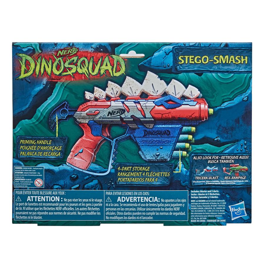Nerf Dinosquad Stego-Smash F0805 - Image 4