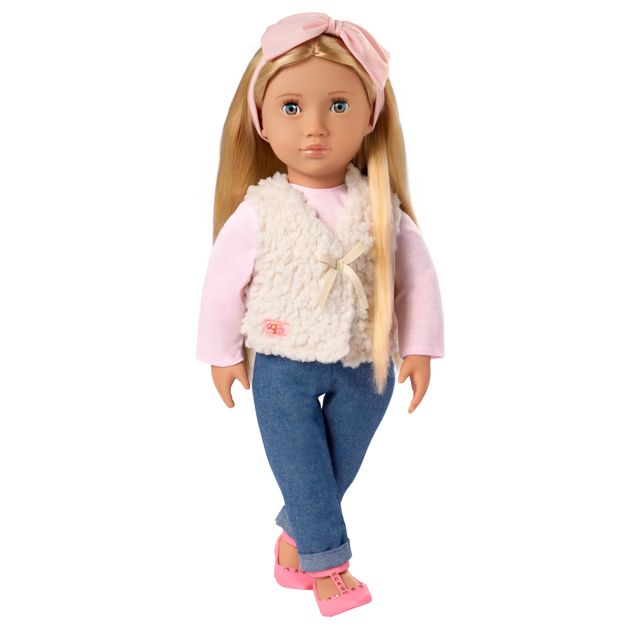 Our Generation Doll With Glam Fur Vest Emmie BD31705Z