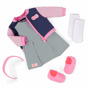 Our Generation Doll With School Outfit And Bomber Jacket BD31741Z - Image 5
