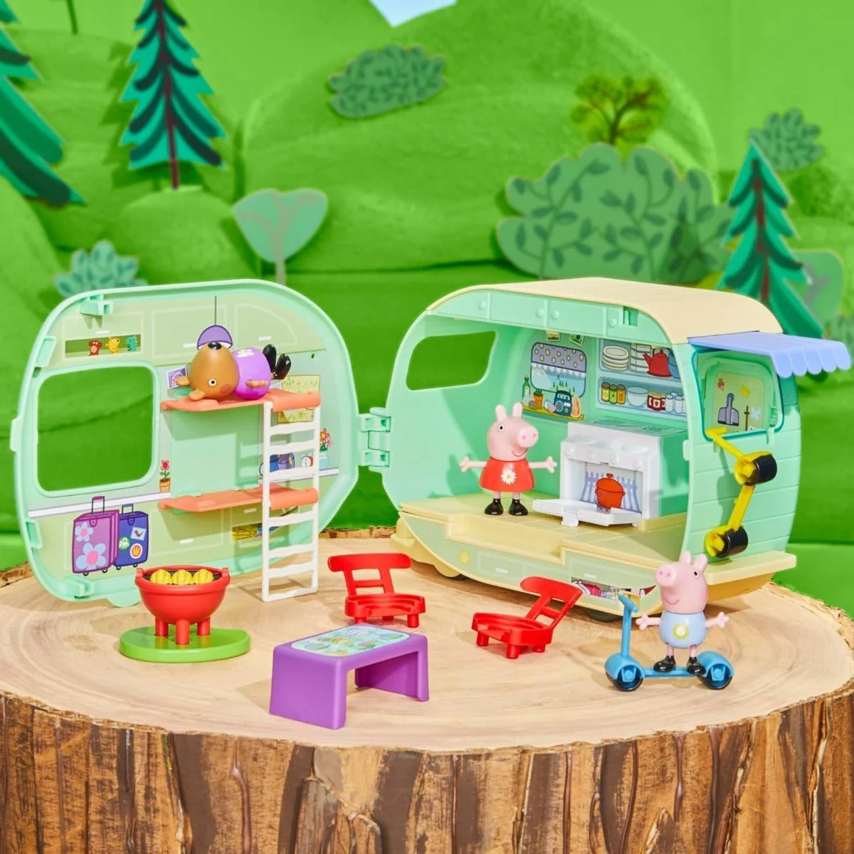 Peppa Pig Caravan Playset F8863 - Image 3