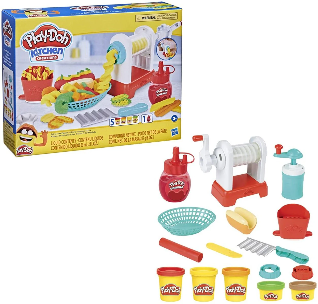 Play-Doh Spiral French Fries Set F1320 - Image 2