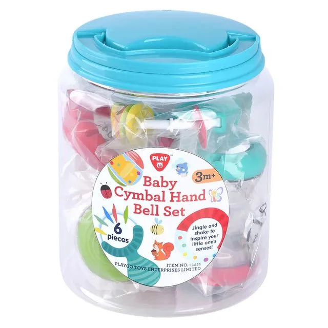 PlayGo Baby Cymbal Hand Bell-6 pcs