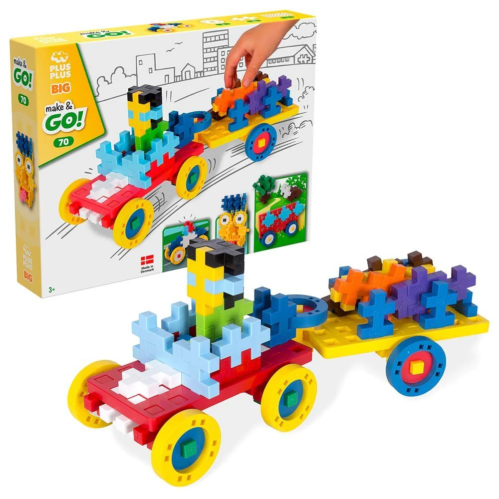 Plus-Plus Big Make & Go! 70pcs PP3424