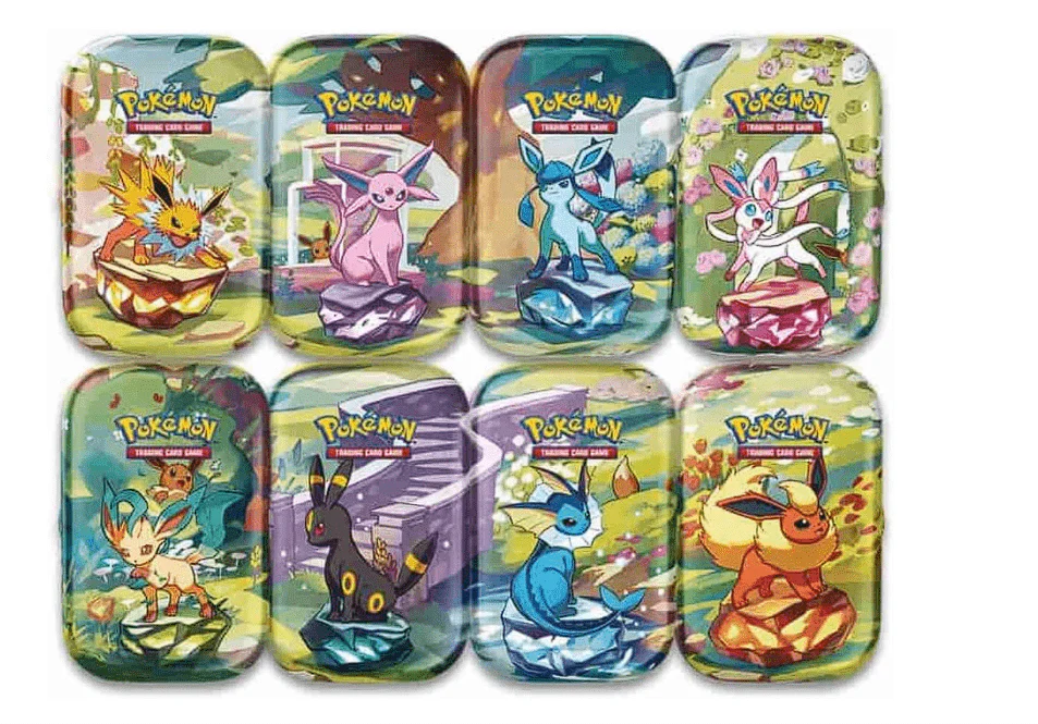 Pokemon TCG: Scarlet & Violet TSV8.5 Prismatic Evolutions Mini Tins Asstd. - Image 2