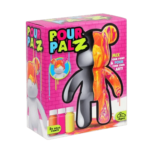 Pour Palz DIY Paint Bear With-1 Mango Sunset - 40ml GS-G08683 - Image 2