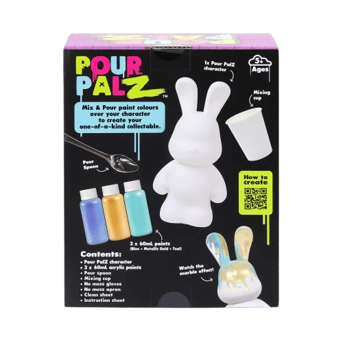 Pour Palz DIY Paint Bunny - Tutti Frutti - 40ml GS-G33671 - Image 2