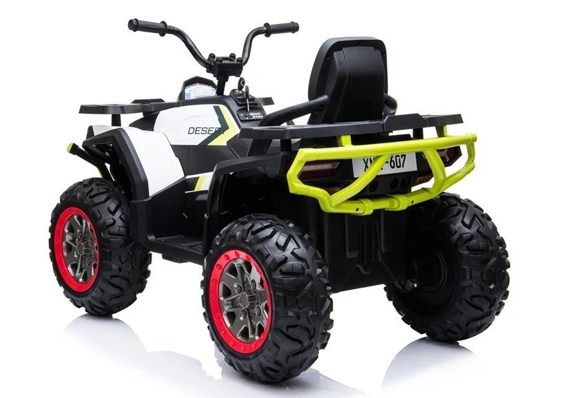 Power Wheelz Ride On Quad Bike 12V White XMX607 - Image 3