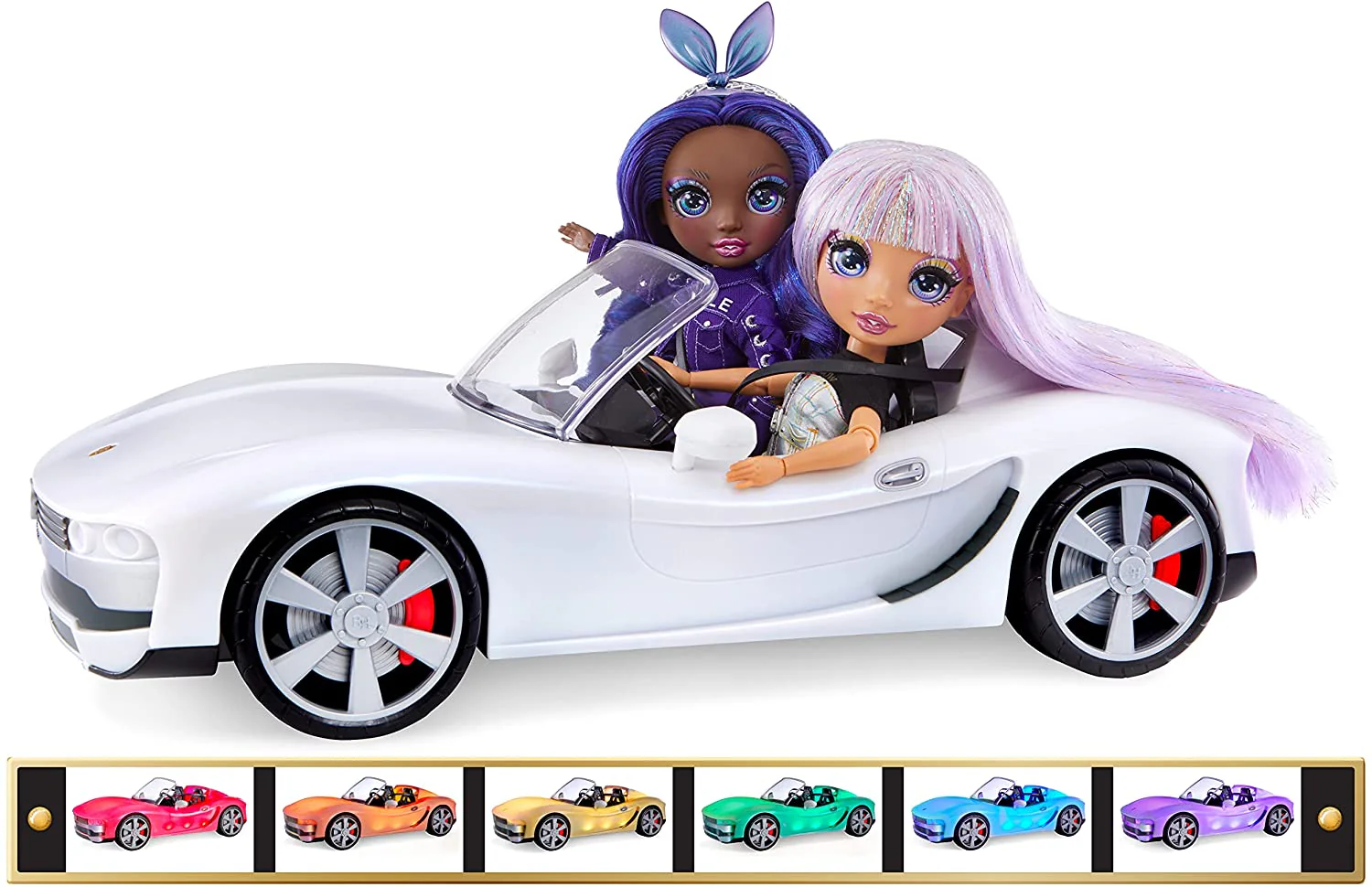 Rainbow High Convertible Colour Change Car Playset MGA-574316 - Image 5