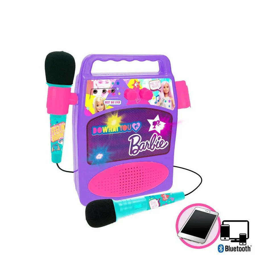Reig Barbie Toy Bluetooth Sound Amplifier With Microphones & Light 4412 - Image 2