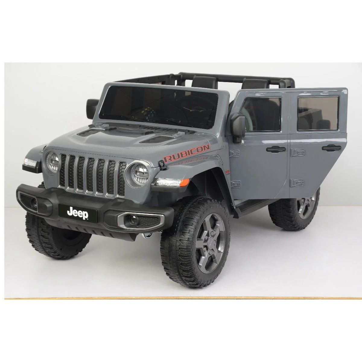 Rubicon Powered Ride on Jeep Grey LB-6768R - Image 5