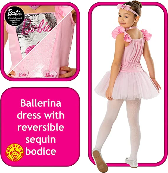 Rubies Barbie Ballerina Costume 3-4 702186-XS - Image 4